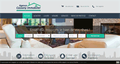 Desktop Screenshot of cassany-immobilier.com